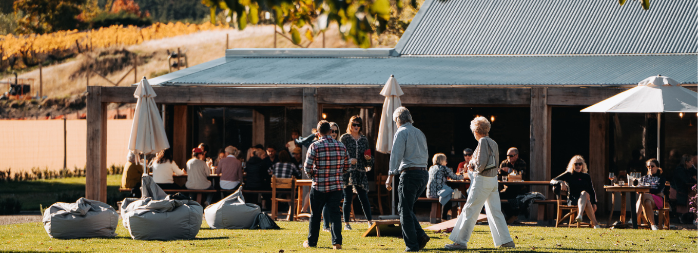 People having fun at Monte Christo winery grounds